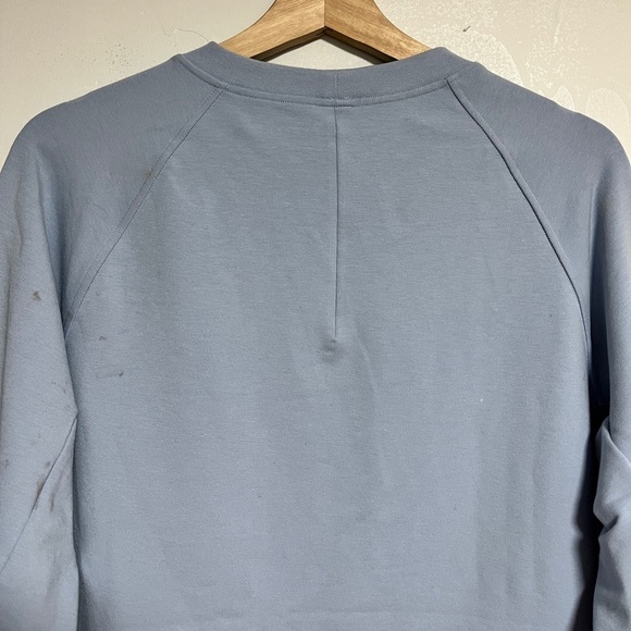 Lululemon Light Blue Crewneck Sweatshirt with Minimal Branding - Picture 7 of 11